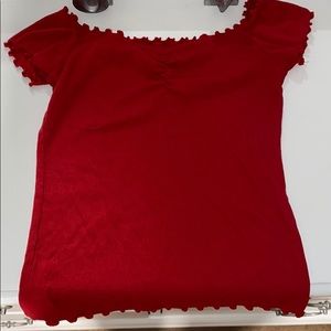 Hollister off the shoulder shirt